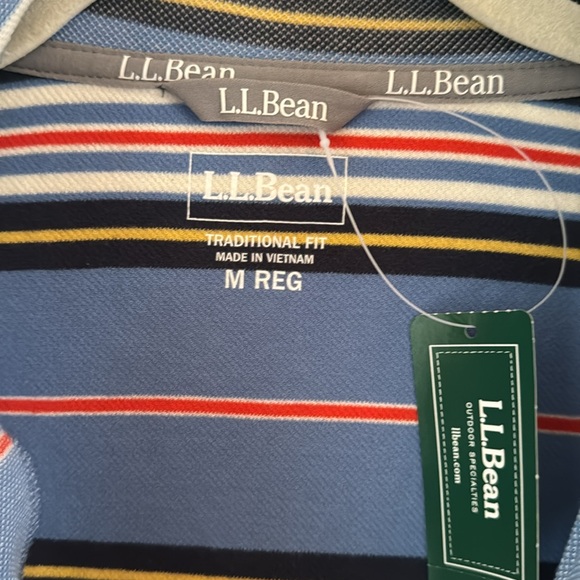 Men's Comfort Stretch Piqué Quarter Zip Pullover, Long-Sleeve, Stripe MEDIUM - Picture 4 of 5